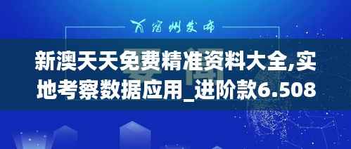 新澳天天免费精准资料大全,实地考察数据应用_进阶款6.508