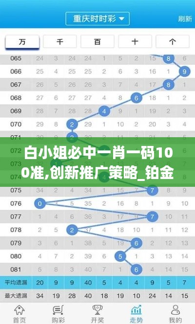 白小姐必中一肖一码100准,创新推广策略_铂金版4.395