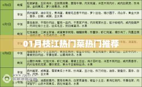 枝江一月热门美食推荐
