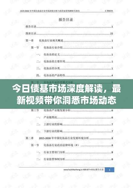 今日债基市场深度解读，最新视频带你洞悉市场动态与投资趋势